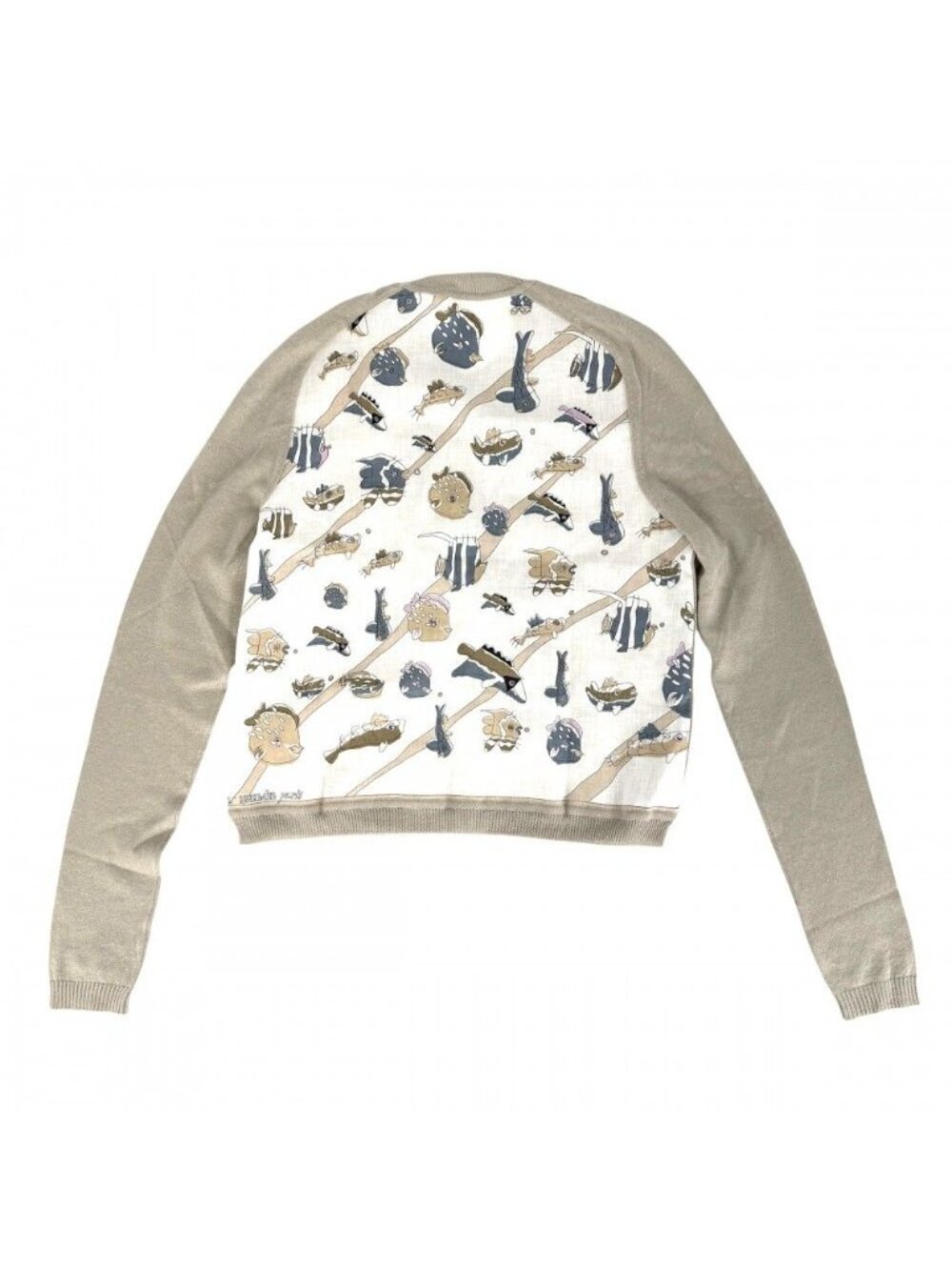 Hermes Set Cardigan Sleeveless Martin Margiela Era Fish - Picture 3 of 11